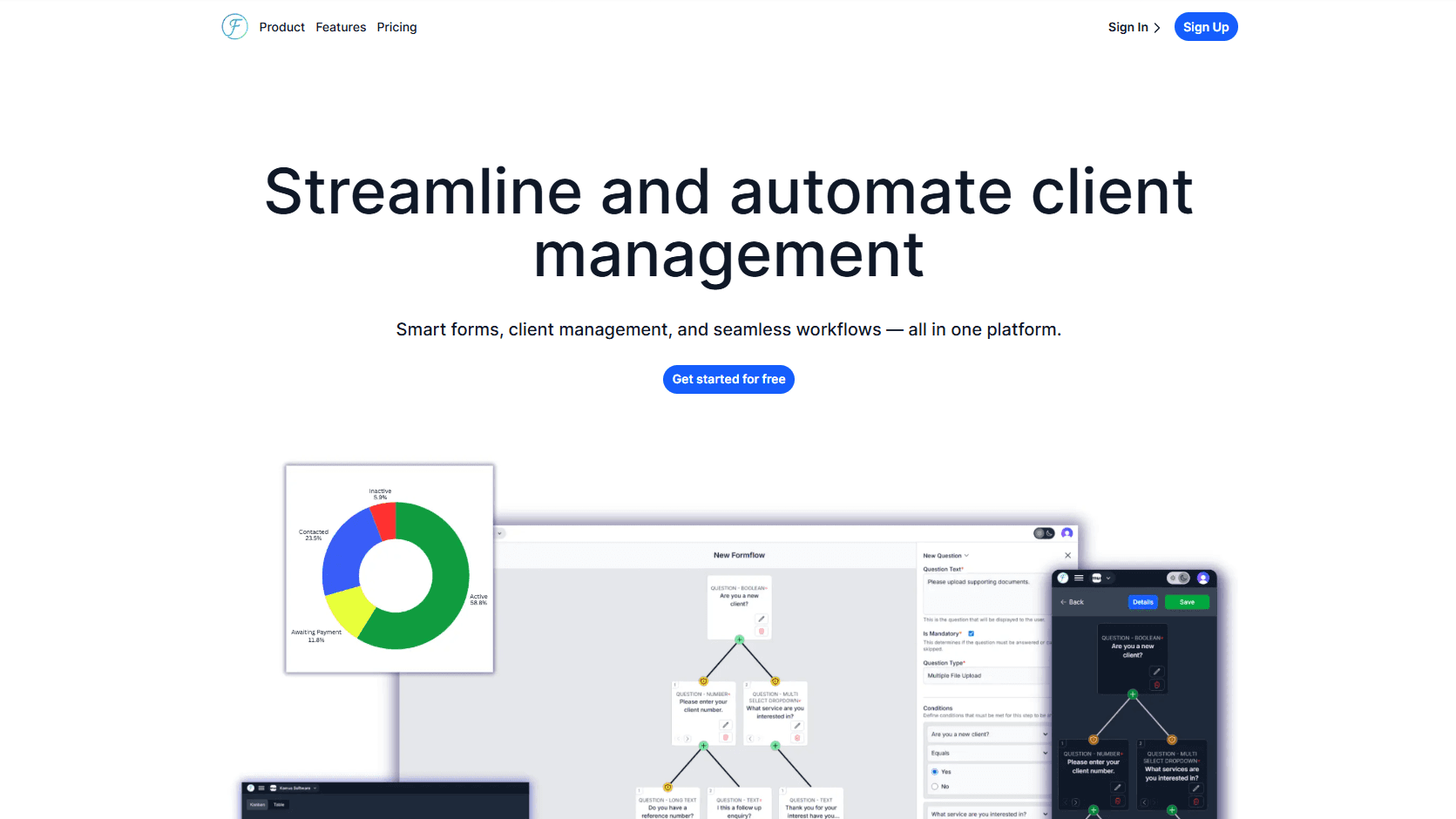 Flow CRM screenshot